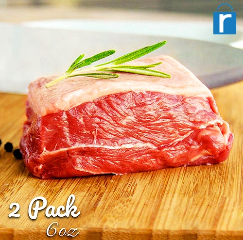 Halal Lamb Rump Steak (6 oz) - 2 Pack
