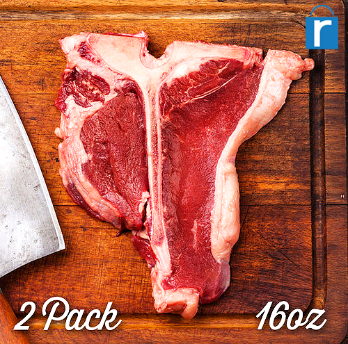 Halal T-Bone Steak (16oz) - 2 Pack